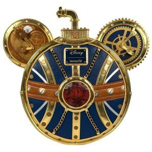 Exclusive Steampunk Mickey Navy and Gold Mini Backpack